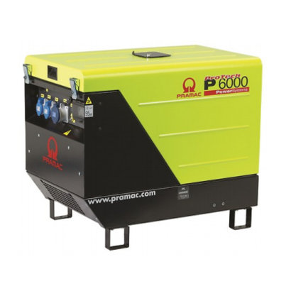 Pramac P6000 230V Generator with a big tank