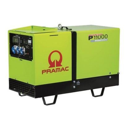 Pramac P11000 Groupe Électrogène 9.5 kVA Essence 230V avec AVR et Prise CONN PRAMAC P11000