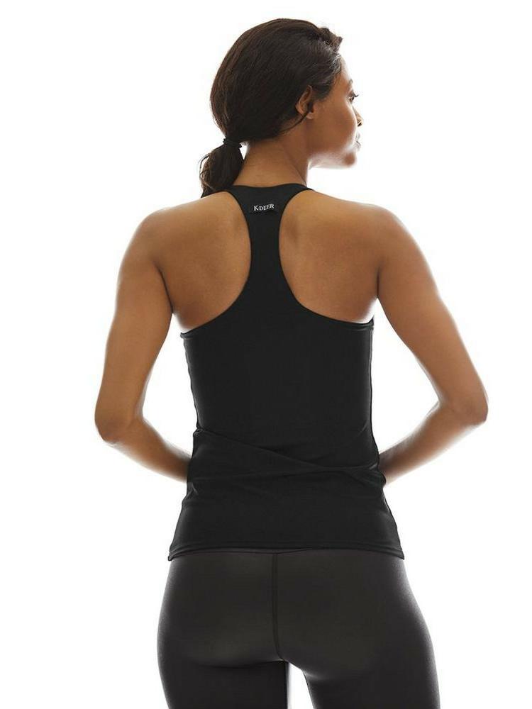 yoga tank with shelf bra