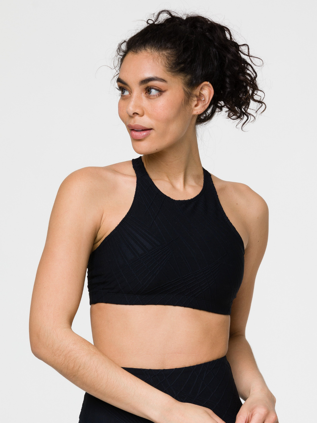 Sport BH Onzie Selenite Heart Bra Black Hot Yogakleding YogaHabits