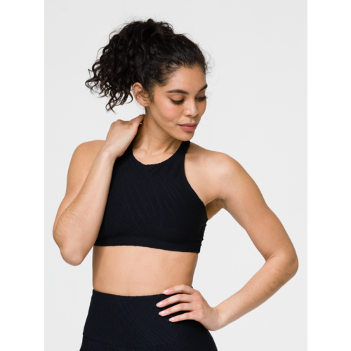 Onzie Yoga Wear Selenite Heart Bra - Black