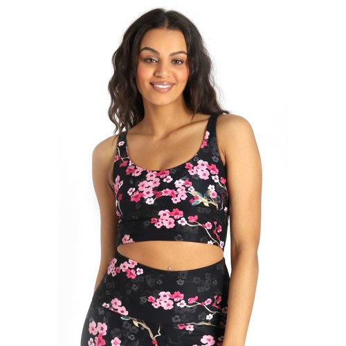 Yoga Democracy Limitless Sports Bra - Cherry Bloomin (S) Yoga Democracy Limitless Sports Bra - Cherry Bloomin (S)