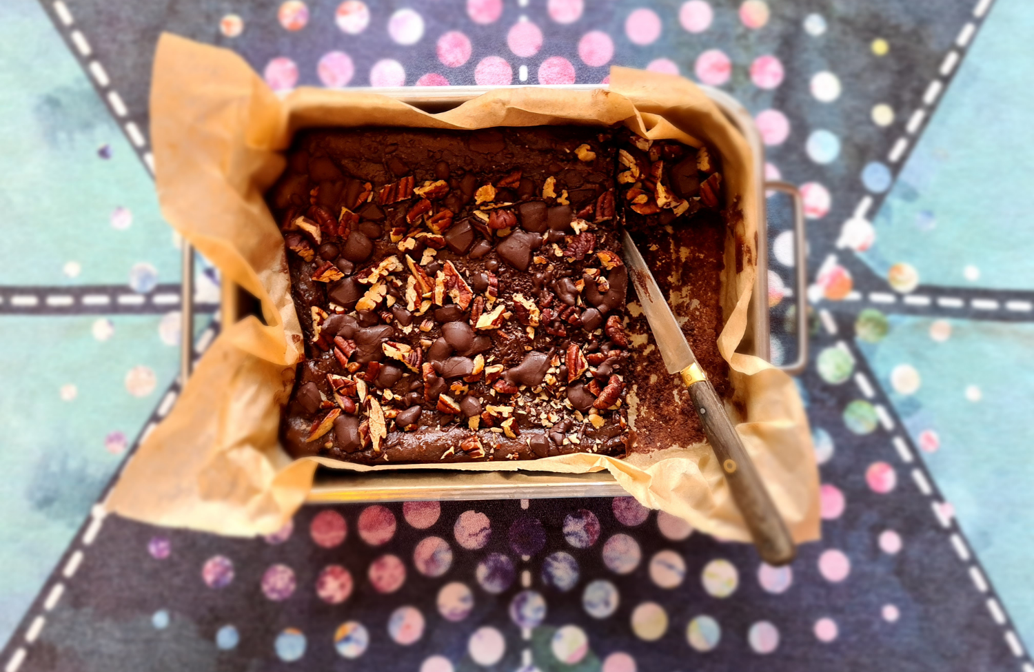 zoete aardappel brownies