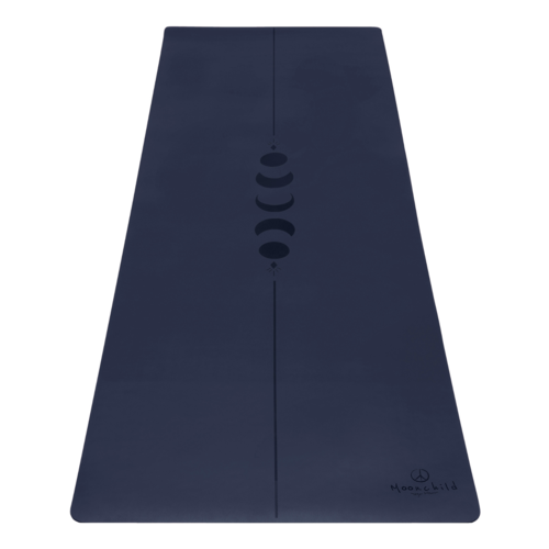 Moonchild Yoga Wear Yoga Mat - Navy Blue (183 cm x 61 cm x 4 mm) Moonchild Yoga Wear Yoga Mat - Navy Blue (183 cm x 61 cm x 4 mm)