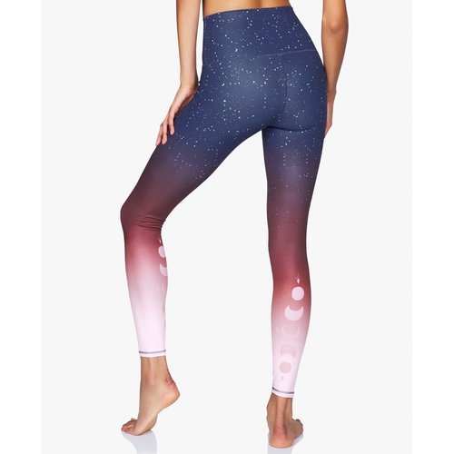 Moonchild Yoga Wear Moonchild Printed Leggings - Deep Shade
