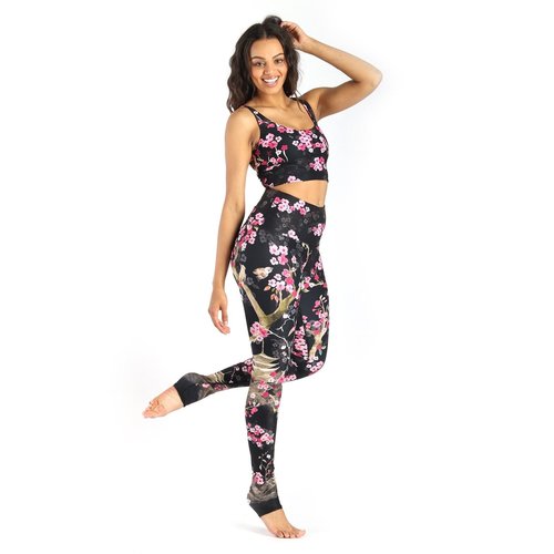 Yoga Democracy Legging - Cherry Bloomin