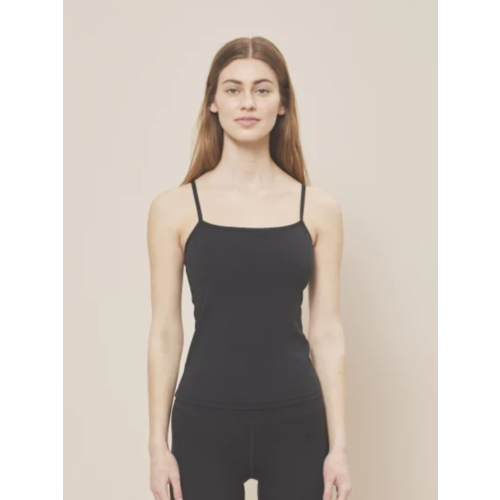 Moonchild Yoga Wear Lunar Luxe Cami - Black Iris (uitneembare cups) (M/L)