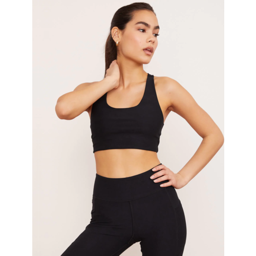 Wolven Wolven Yoga Top - Onyx
