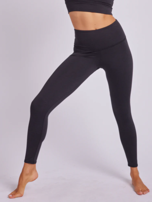 Onzie Yoga Wear High Rise Eco Luxe Legging  - Black (2XL)
