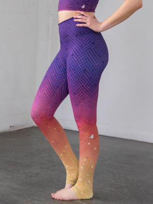 Celestial Mosaic - Eagle Rock WERKSHOP® Full Length Athleisure Leggings