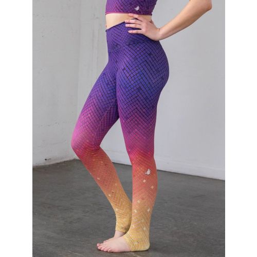 Werkshop Athleisure Leggings - Rainbow Mosaic (XS/M)