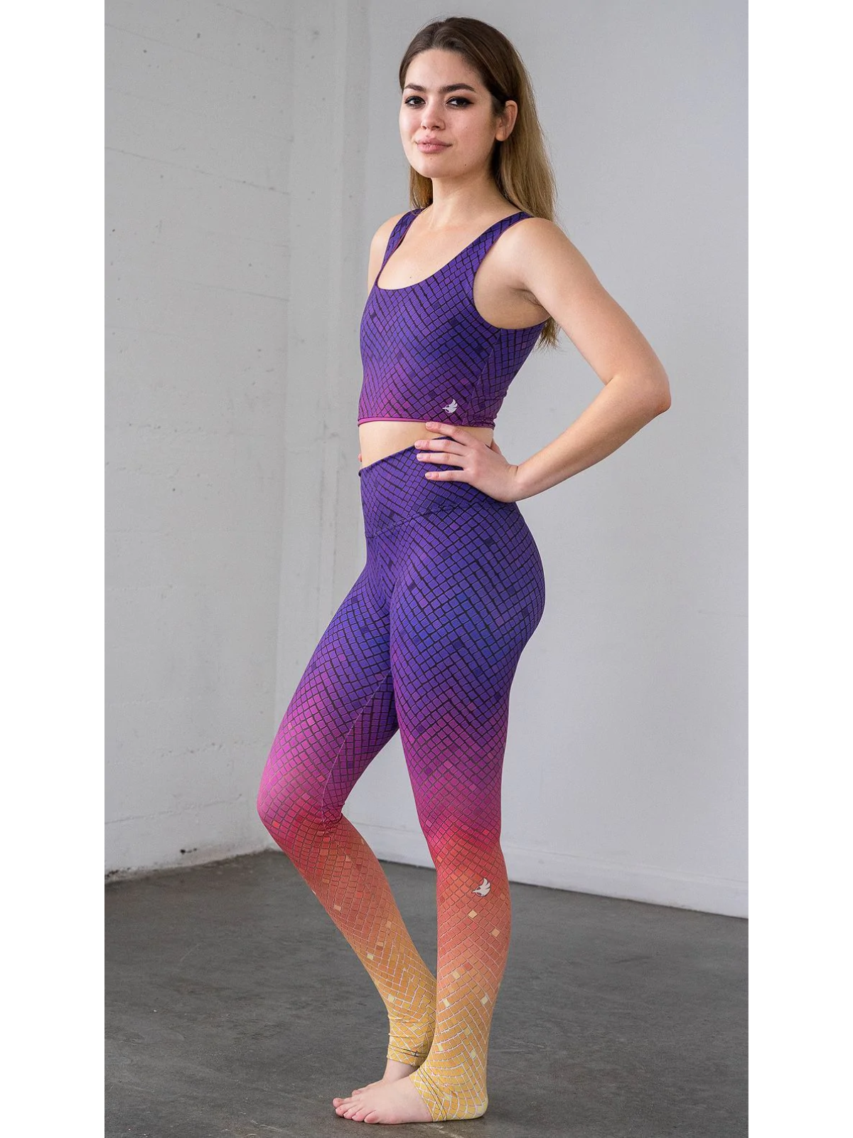Mosaic Patch Leggings, Gym, Fitness & Sports Clothing