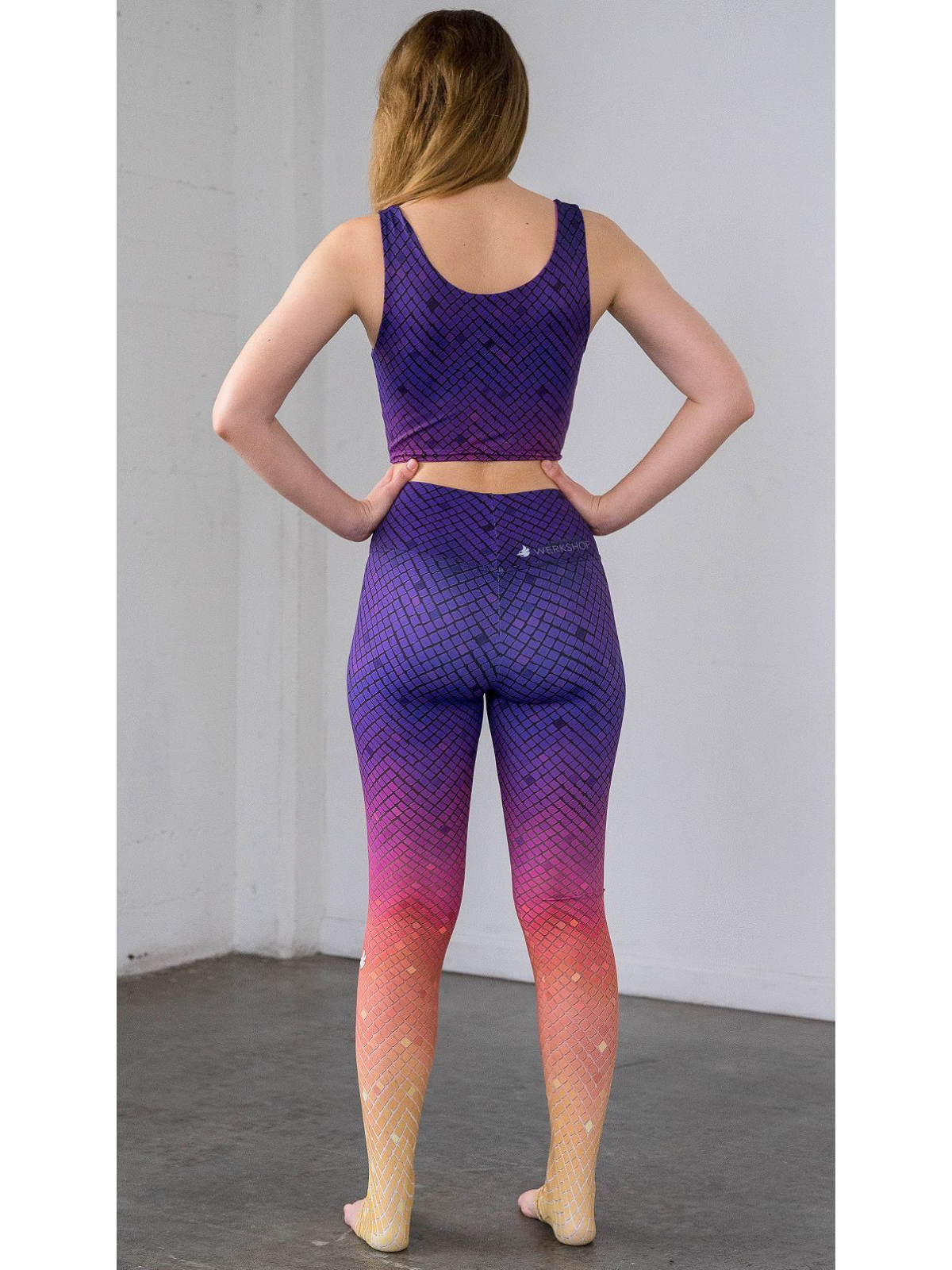 Carbon Fibre - Eagle Rock WERKSHOP® Full Length Athleisure Leggings