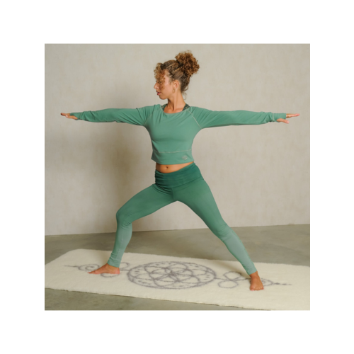 The Spirit of Om Spirit of Om - Yoga Leggings - Green Emerald