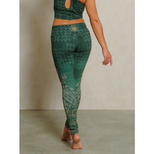 The Spirit of Om Spirit of Om - Yoga Leggings - Buddhi Emerald Smaragd