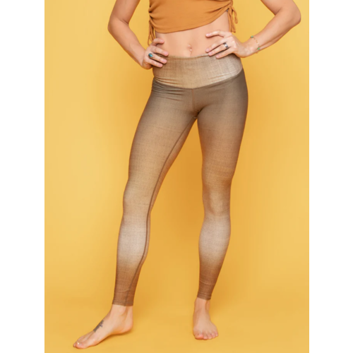 Niyama Sol Turmeric Dip Dye Barefoot Leggings (XS/M)