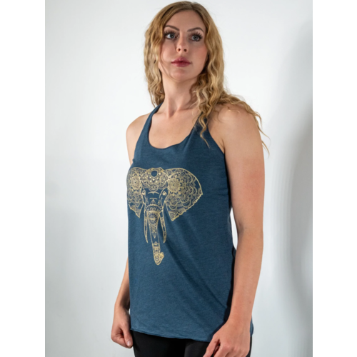 Colorado Threads Colorado Threads Gold Elephant Racerback Tank