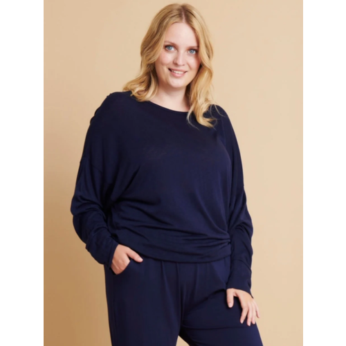 Asquith Asquith Long Sleeve Batwing - Navy