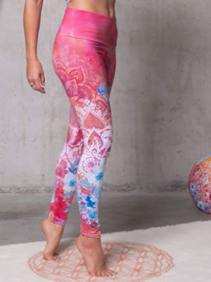 Yoga Legging Eco  Yoga Democracy Legging Third Eye Chakra - YogaHabits