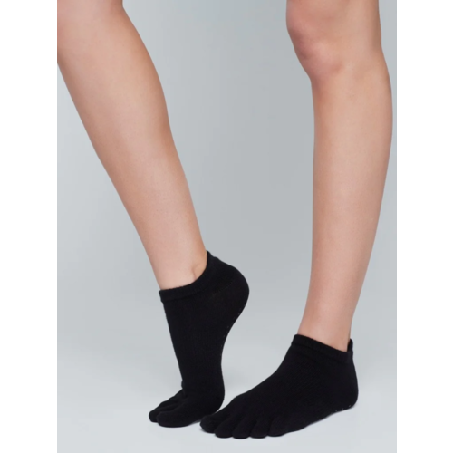 Moonchild Yoga Wear Moonchild Toe Grip Socks - Low Rise - Onyx Black (36-41)