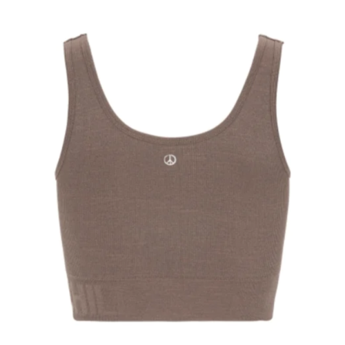 Moonchild Yoga Wear Moonchild Soft Rib Seamless Crop Top - Pine