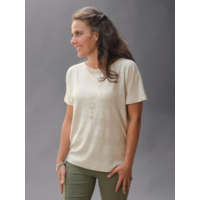 Shirt Women Beige Melange Gold (S/L)