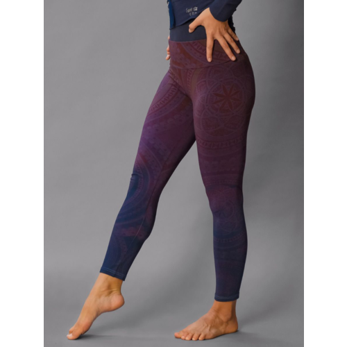 The Spirit of Om Spirit of Om - 7/8 Yoga-Leggings Violett Spirit - Violett Blue