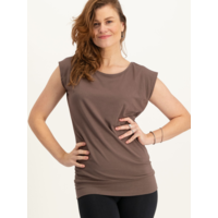 Asana Yoga Tee – Clay (XS/S)