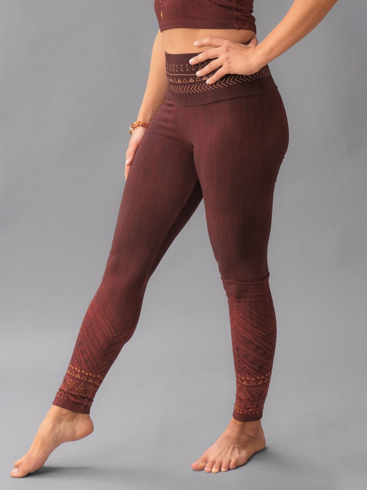 Yoga-Leggings Buddhi emerald