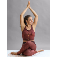 Yoga Bra Shakti Henna Rood (XS/S/M)