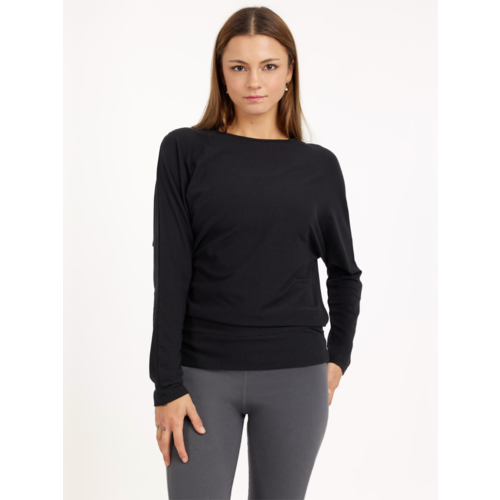 Urban Goddess Budhi Longsleeve Top – Urban Black (M)