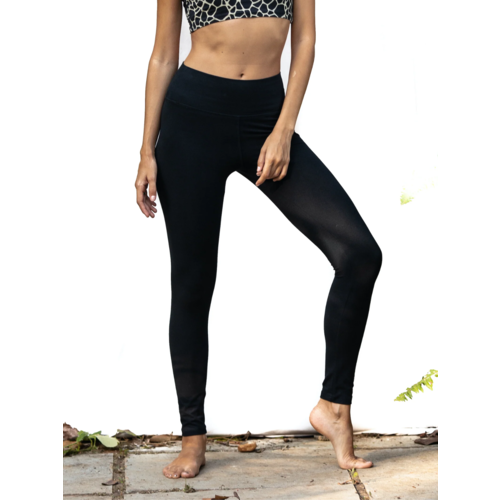 Funky Simplicity Black - Super High Waist Leggings (XS/S/M/L)