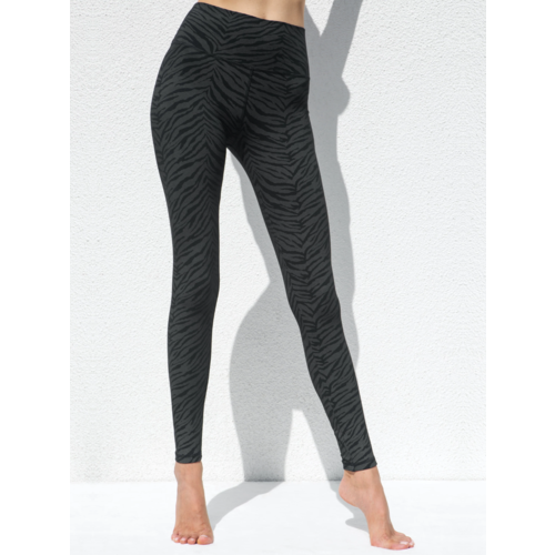 Funky Simplicity Black Zebra - Super High Waist Leggings (XS/S/M/L)