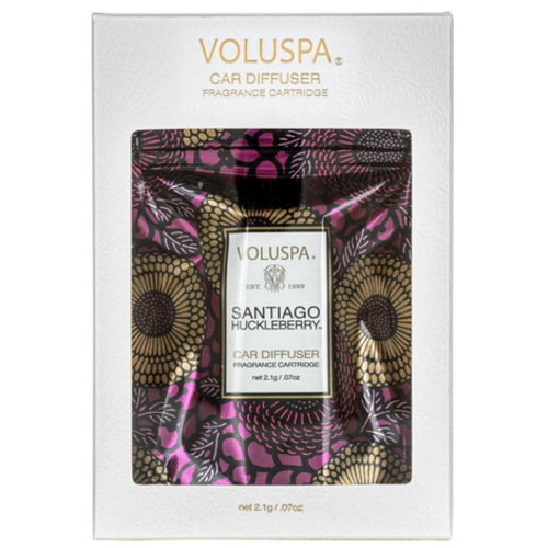 Voluspa Santiago Huckleberry Car Diffuser Refill