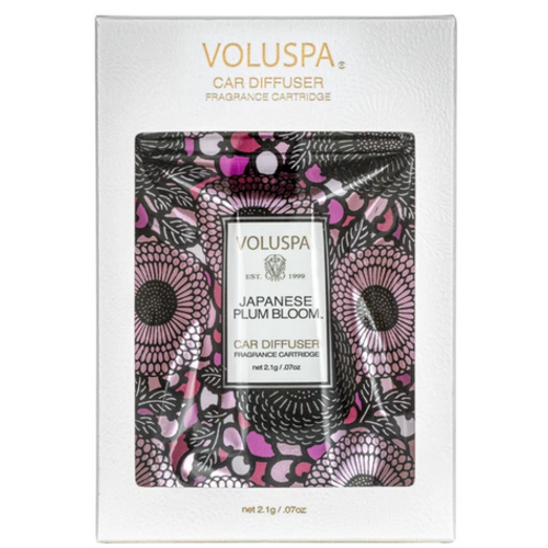 Voluspa Japanese Plum Bloom Car Diffuser Refill