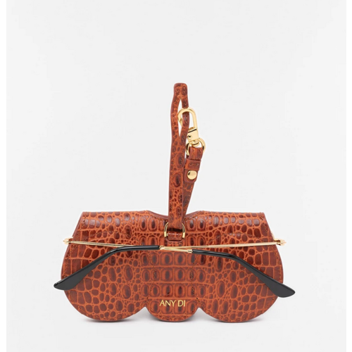Any Di Brillenetui Any Di  Croco Cognac