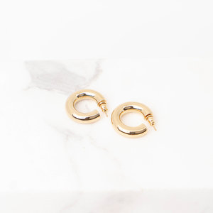 Souvenirs de pomme Bold Gold Hoops