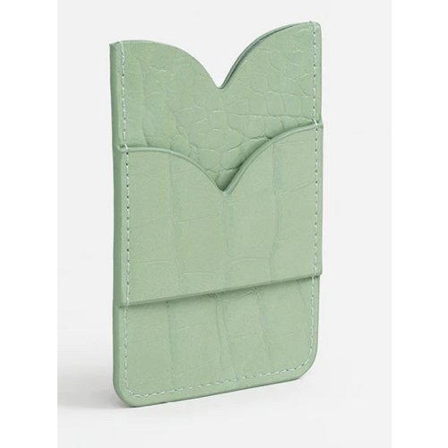 Any Di Card Pocket Croco Mint