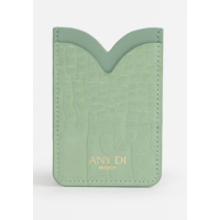 Card Pocket Croco Mint