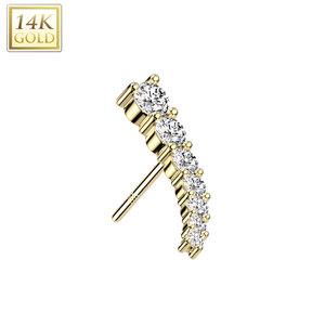 Piercing gold 14kt