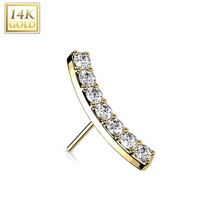 Piercing gold 14kt