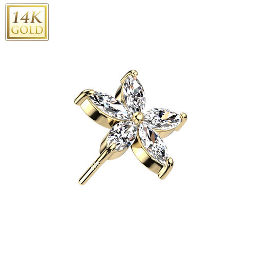 Piercing  goud 14kt