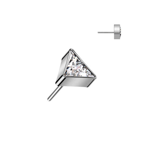 Piercing  Titanium Triangle Silver