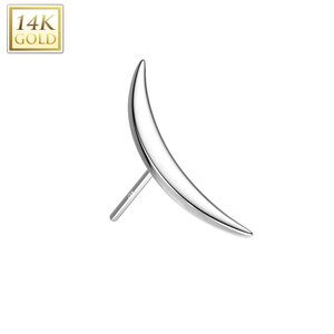 Piercing  witgoud 14kt