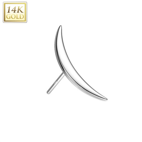 Piercing  witgoud 14kt