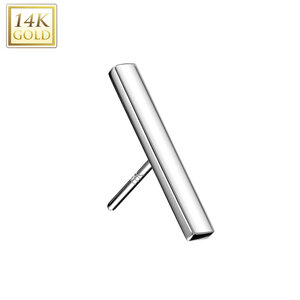 Piercing white gold 14kt