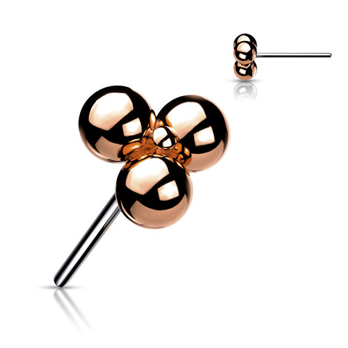 Rose Gold Titanium Piercing