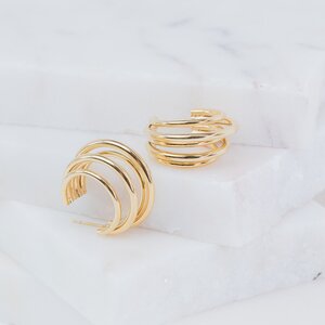 Souvenirs de pomme Luna Gold  Hoops