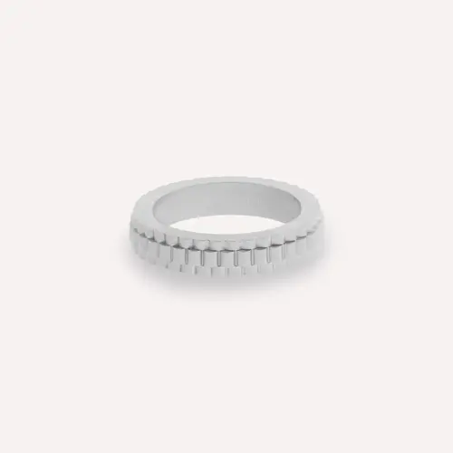 Steel & Barnett Nova Minimal Ring Silver