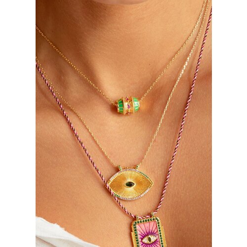 Mya Bay NECKLACE - GREEN TALISMAN